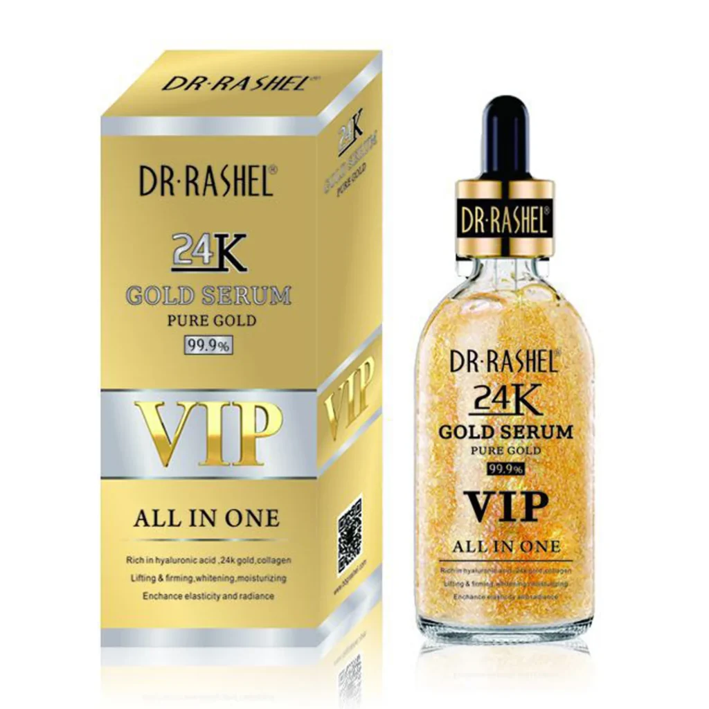 Serum 50ml Antiarrugas y Aclarante 24K Oro – Dr. Rashel