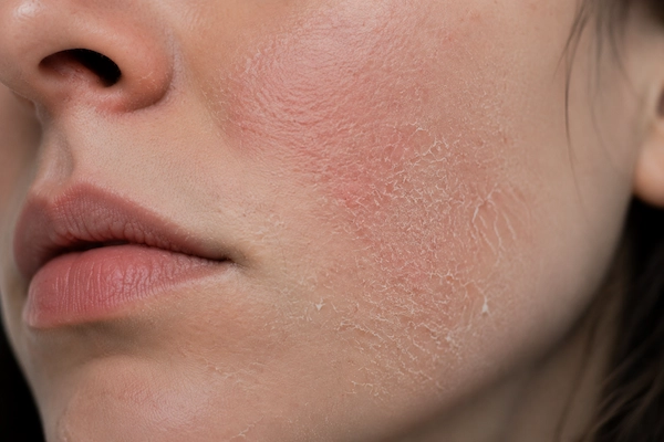 Labios y manos más vulnerables
